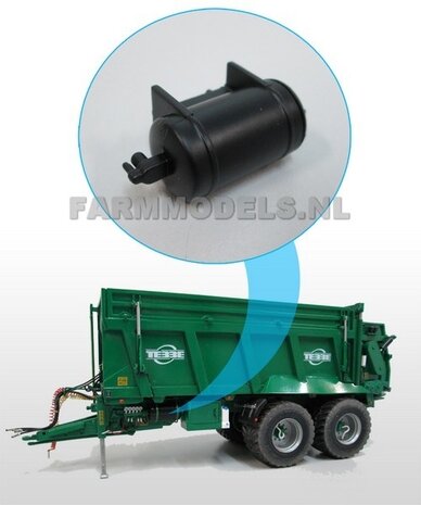 Air tank / pressure vessel Black, Ø 13.5 x 23 mm, 1:32 201960