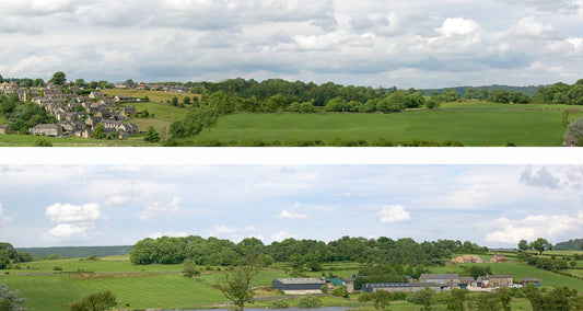 Village Country 10ft Backscene (Self-adhesive or standard) ID203B /95323