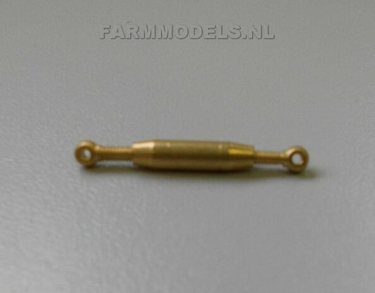 Top rod short Brass adjustable size approximately 15 mm to 21 mm 20526