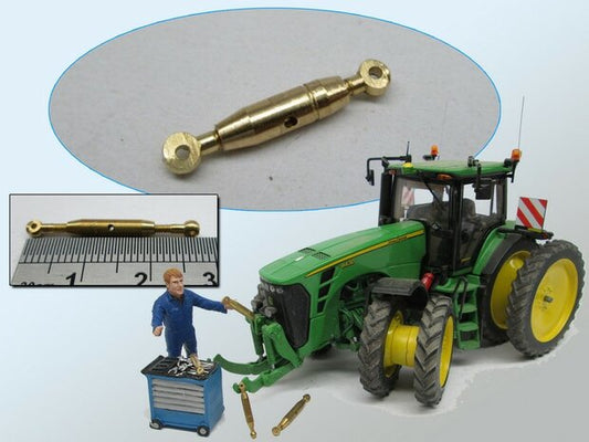 Top rod short Brass adjustable, size approximately 17.5 mm to 22 mm 20527