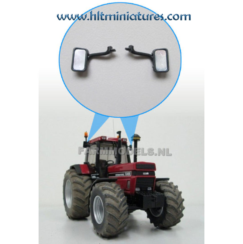 2 x Case IH 1455 Original Wing Mirrors for Tractors and Trucks 1:32 Scale by Artisan32 (Cat. No. 21165)