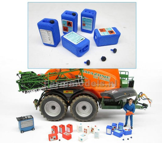 5 x blue Containers 21875