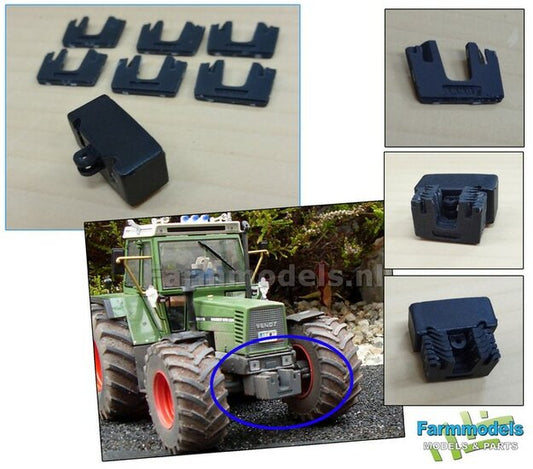 FENDT Front weight set, 8x front weight plates with mother piece (04) 1:32 Artisan 32 no. 04404 261720