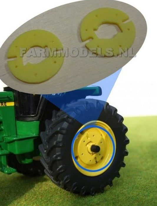 John Deere Wheel Weights 1:32 Scale by Artisan 32 29505
