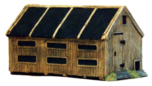 C24 Traditional Large Poultry Chicken House by JG Miniatures