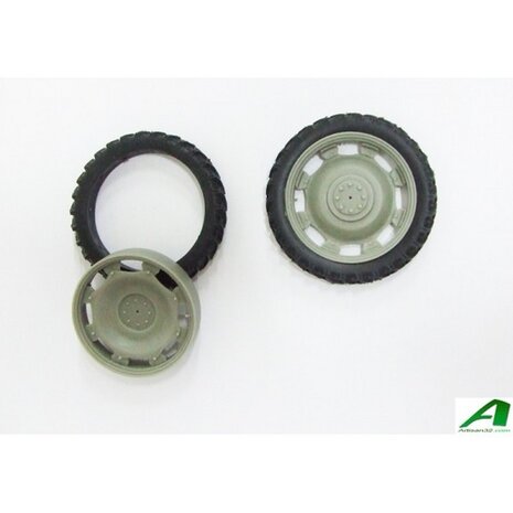 Ø 53 mm: CULTURE WHEELS open rim no. 2 Rear tires 1:32 04213 753021