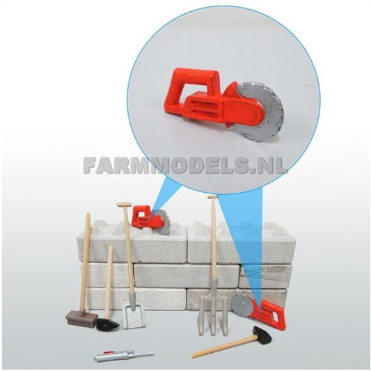Concrete Saw 1:32 Scale by Farmmodels.nl (Cat no. 82574)