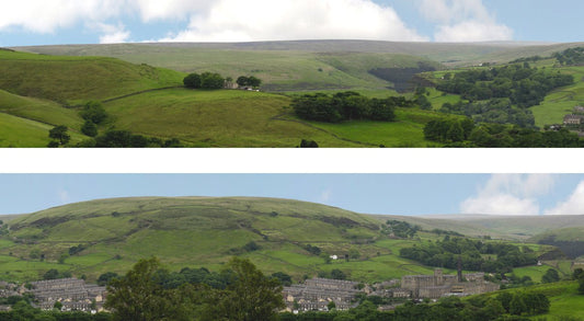 Old Mill Town 10ft Premium Backscene IDP230A