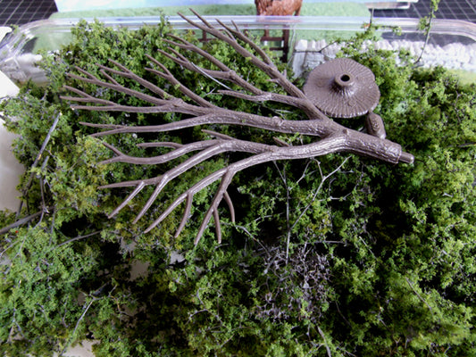 WF1131 Leaf Foliage Medium Green Sea Foam for Hedges, Trees etc by Woodland Scenics