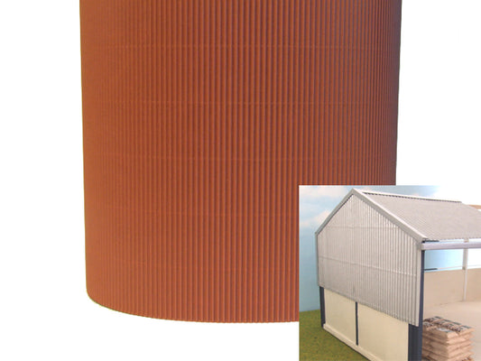 FB036B Brown Corrugated Card 1:32 scale