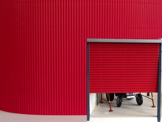 FB036F Red Corrugated Card 1:32 scale