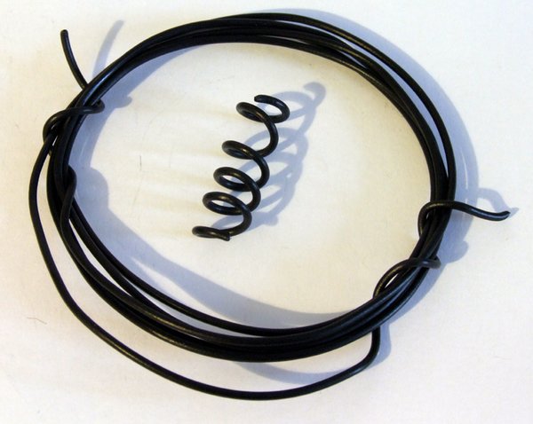 1m Black Wire for hydraulic hose etc 1:32 Scale by HLT Miniatures FB060