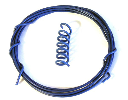 1m Blue Wire Hydraulic Hose/Alkathene Pipe etc 1:32 Scale by HLT Miniatures FB060