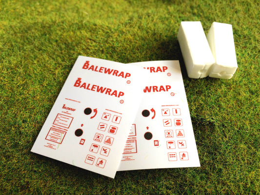 FB066 2 pcs Boxes of Bale Wrap Kit in 1:32 Scale by HLT