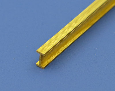 IB6 Albion Alloys BRASS I BEAM 3 X 6 X 3MM