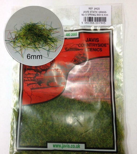 6mm Spring Mix Static Grass Silage Flock Static Grass by Javis (Cat. JHG5)