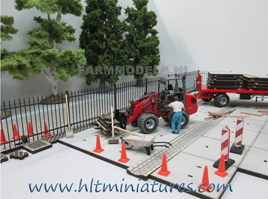 Road/Traffic Cones (3) 1:32 Scale (Cat no. 845050/04620)