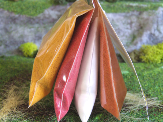 Flowers in 4 Colours (to add to grass) by Woodland Scenics T48