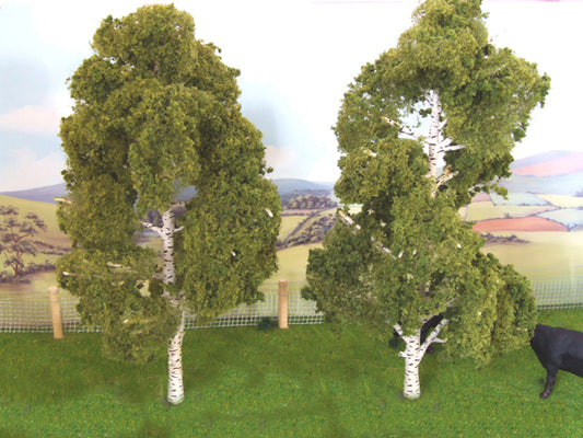 8-9in Waters Edge Birch Trees (2) by Woodland Scenics WTR3539