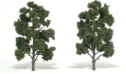 6-7in Medium Green Trees (2) by Woodland Scenics WTR1516