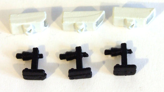 WM057 3x CCTV Cameras 1:32 scale by HLT miniatures