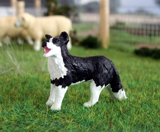 WMA16 Border Collie Standing Molly by HLT Miniatures