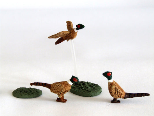 Pheasant Animal Sculpture 1:32 Scale by HLT