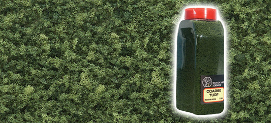 Medium Green Coarse Turf Shaker by Woodland Scenics T1364