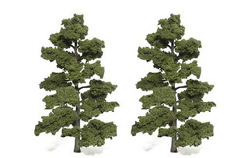 8-9in Med Green Trees (2) by Woodland Scenics WTR1519