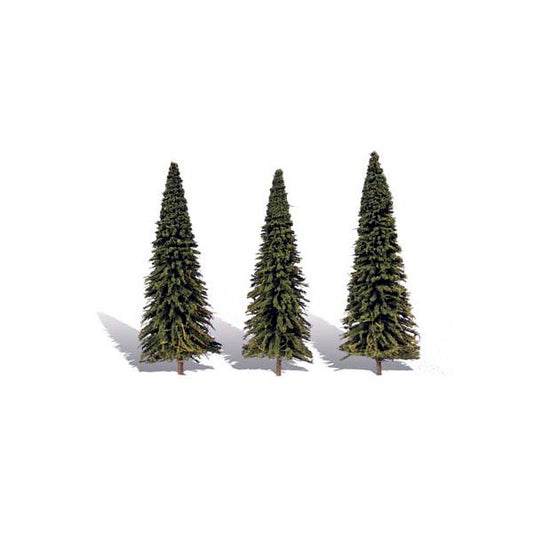 6-7 inch Forever Green Fir Trees (3) by Woodland Scenics WTR3573