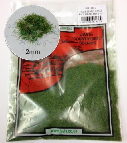 2mm Spring Mix Static Grass Silage Flock Static Grass by Javis (Cat. JHG1)