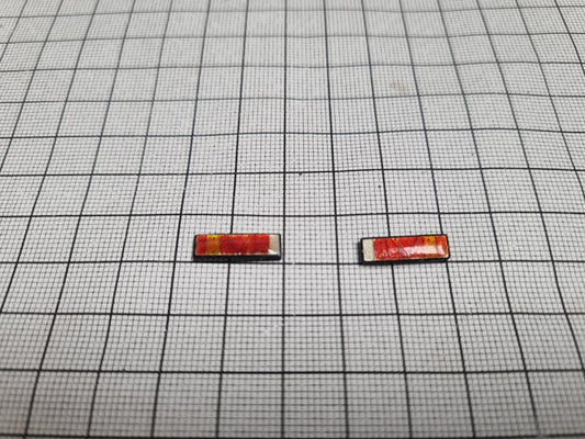 2 X Wide rectangle rear lights pma-218