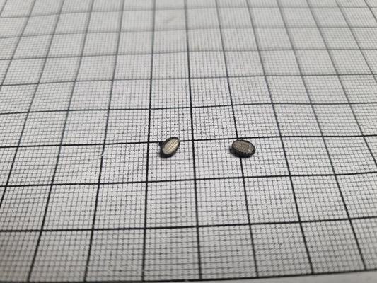 2 X Oval work lights with bracket pma-222