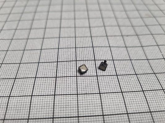 2 X Square work lights with bracket 3 x 3 mm pma-225