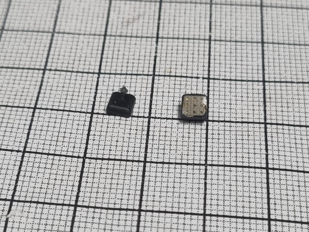 2 X Large square LED work lights 3.5 mm pma-229
