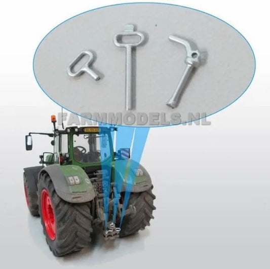 Tow Bar 3-Pin Set 1:32 Scale by Artisan32 270025