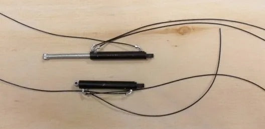 2 x Hydraulic Arms/Rams 33-53mm 1:32 Scale by Artisan32 223383/04538