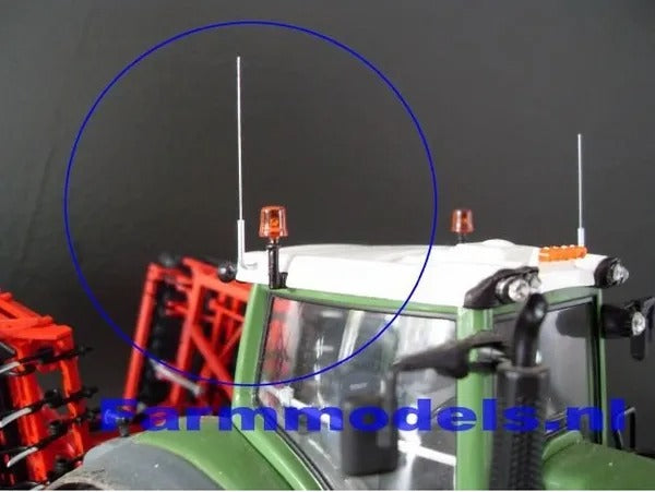 Aluminium Aerials/Antenna and Support Kit (Enough for 6) 1:32 Scale by Artisan 32 340728
