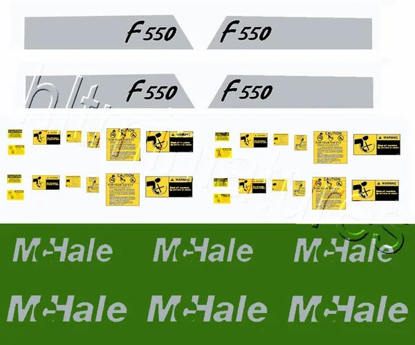 McHale Baler F550 Decals 1:32 Scale by HLT DEC11
