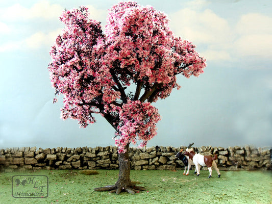 S39 Large Cherry Tree 20cms Cherry Tree 'Any scale' by JG Miniatures