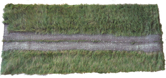 TM2 Long Grass Mat with Dirt Track by JG Miniatures