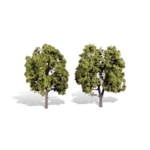 5 To 6 inch ( Classic Early Light ) Trees (2) by Woodland Scenics WTR3512