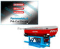 MONOSEM stickers RED with WHITE print MONOSEM 18 mm wide on transparent foil Pré-Cut Decals 1:32 Farmmodels.nl 00418