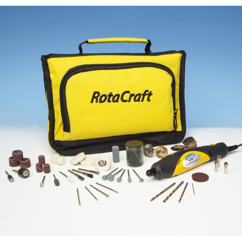 Rotacraft Variable Speed Mini Rotary Hobby Tool Kit Set Expo Tools 19503