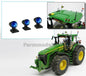 3x Top lights on support with feet, Blue glimmers 1:32 Agri Modelbouw AM-03100 22313