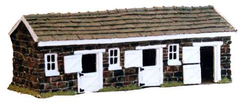 Stable Block 1:32 Scale by JG Miniatures (Cat no. C03)