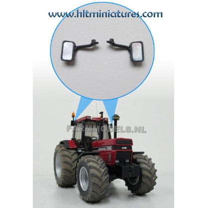2 x Case IH 1455 Original Wing Mirrors for Tractors and Trucks 1:32 Scale by Artisan32 (Cat. No. 21165)