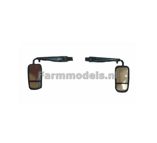 2 x Blindspot Wing Mirrors (MF 8740s) for Tractors and Trucks 1:32 Scale by Artisan 32 21175