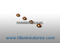 2.5mm Bronze Round Glimmer Transparent Lights (4) 1:32 Scale 22179