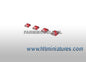2x2mm Red Square Glimmer Transparent Lights (4) 1:32 Scale 22242